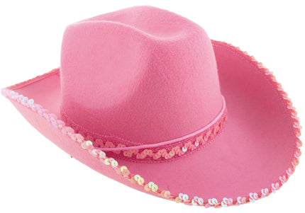 Funny Fashion Roze cowboyhoed Saar