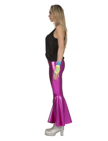 Funny Fashion Roze Fuchsia disco Fever broek dames