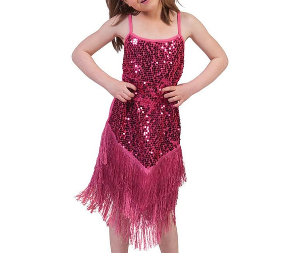Roze glitterjurkjes Feestelijke outfits voor meiden
