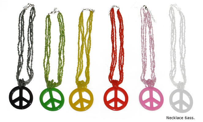 Funny Fashion Roze hippie ketting