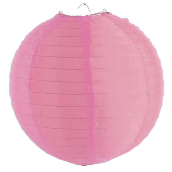 Funny Fashion Roze lampion nylon 50cm