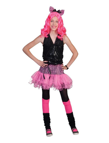 Funny Fashion Roze Panter tiener pak