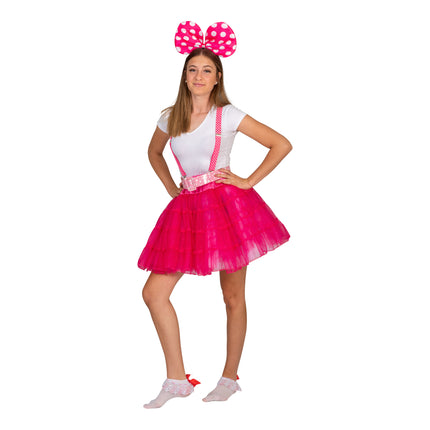 Funny Fashion Roze petticoat Noor dames