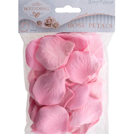 Funny Fashion Roze rozenblaadjes bruiloft