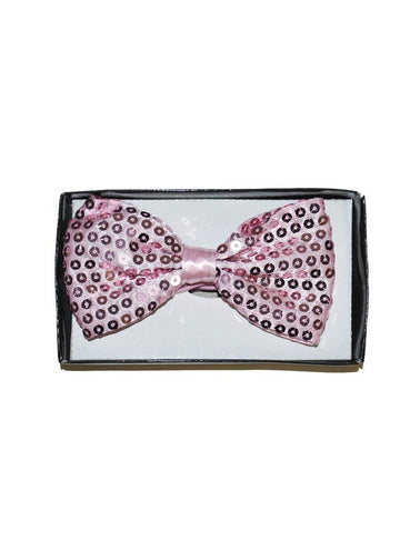 Funny Fashion Roze strikje met pailletten