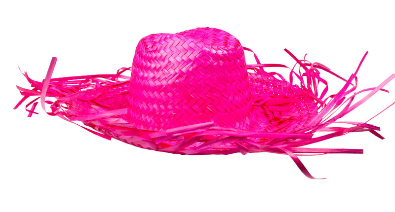 Funny Fashion Roze strohoed