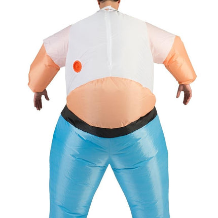 Funny Fashion Ruig Opblaasbaar Personal Trainer pak