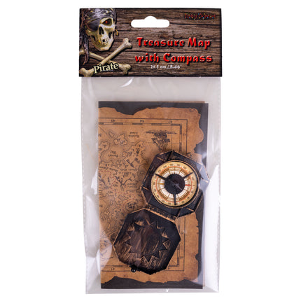 Funny Fashion Schatkaart met kompas