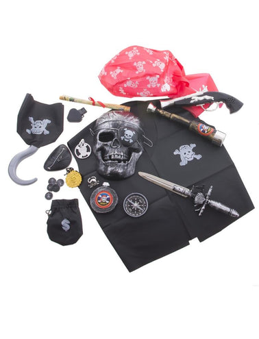 Funny Fashion Schatkist piraten accessoires 16-delig