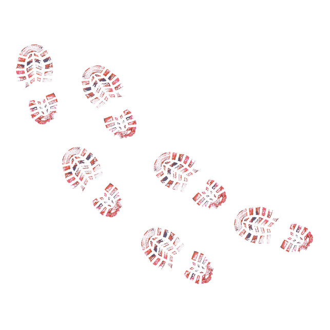 Funny Fashion Schoenafdrukken bloed