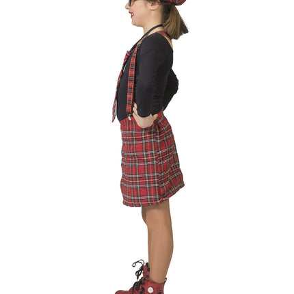 Funny Fashion Schotse kilt kostuum Suzy kinderen