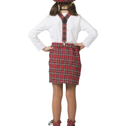 Funny Fashion Schotse kilt kostuum Suzy kinderen