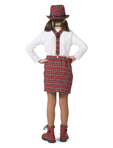 Funny Fashion Schotse kilt kostuum Suzy kinderen