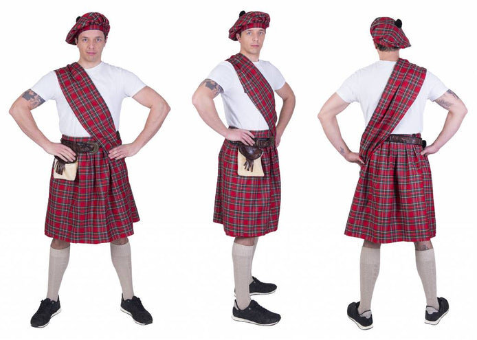Funny Fashion Schotse kilt pak Colin heren
