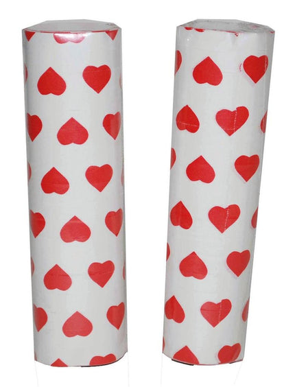 Funny Fashion Serpetines met rode hartjes