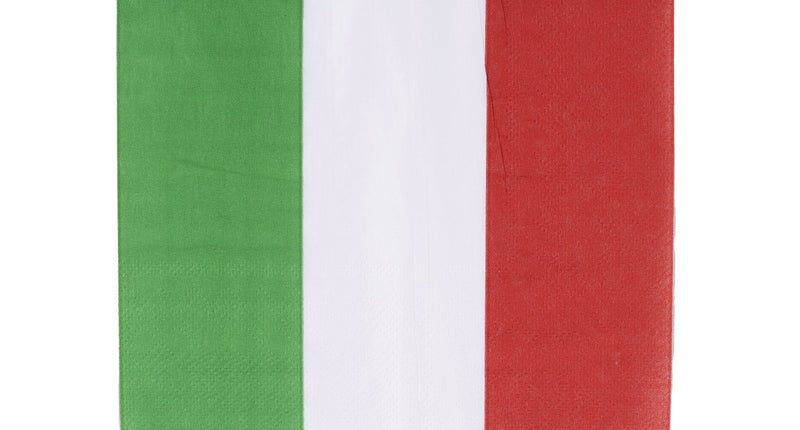 Funny Fashion Servetten Italië groen wit rood