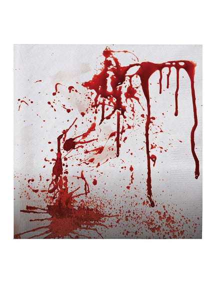 Funny Fashion Servetten met nep bloedspetters