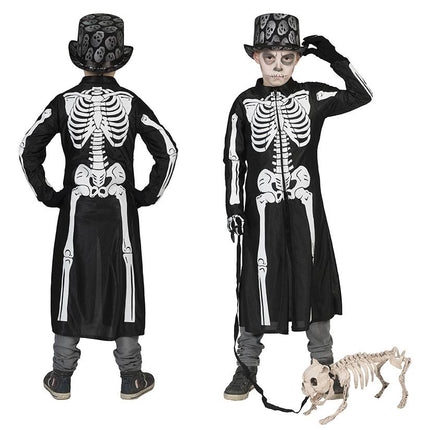 Funny Fashion Skelet jas kinderen