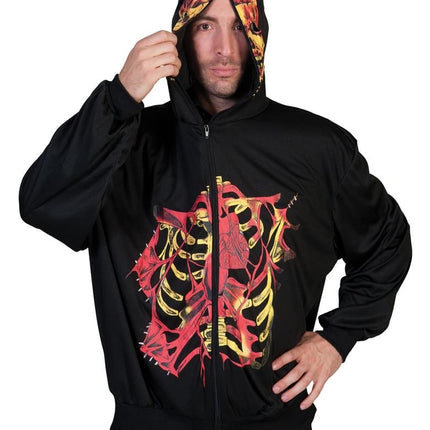 Funny Fashion Skeleton hoodie voor Halloween