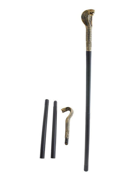 Funny Fashion Slangenhoofd stok Egyptische farao 82cm