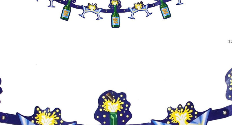 Funny Fashion Slinger happy New Year met bubbeldrank