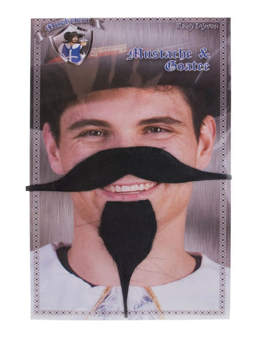 Funny Fashion Snor en baard musketier