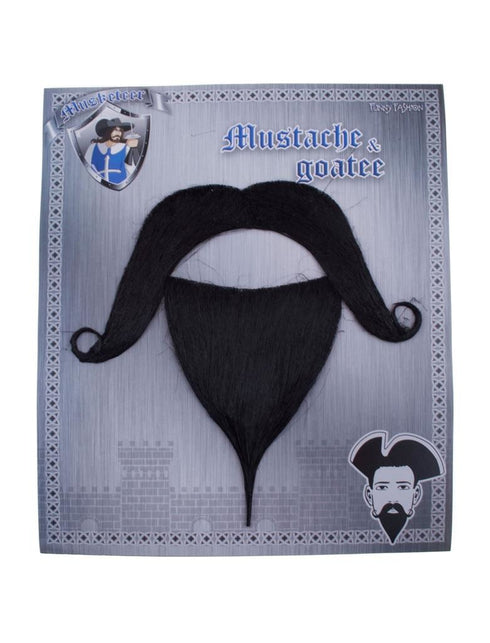 Funny Fashion Snor en sik musketier