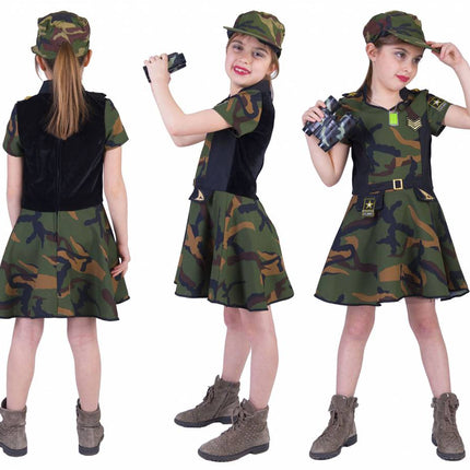 Funny Fashion Soldaten  pak Anna meisje