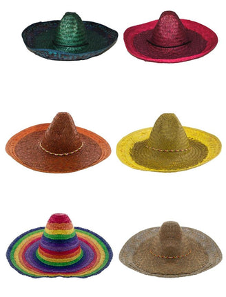 Funny Fashion Sombrero regenboogkleuren