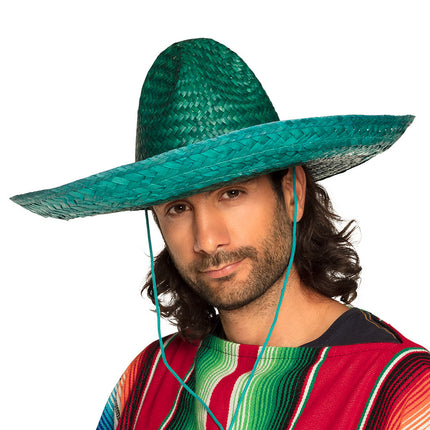 Funny Fashion Sombrero Viva Mexico groen