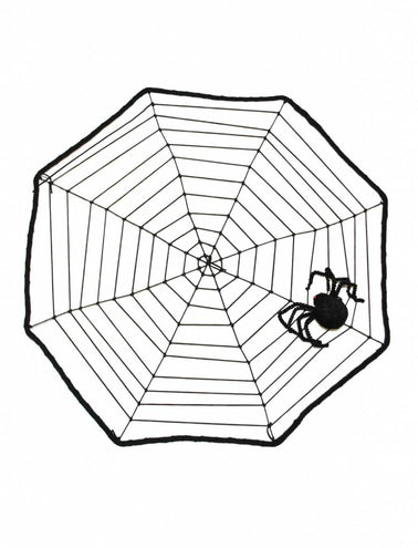 Funny Fashion Spinnenweb  met zwarte spin