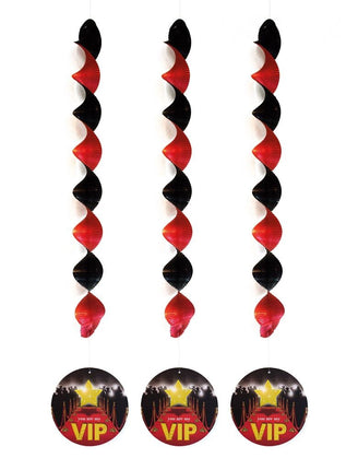 Funny Fashion Spiraalhangers VIP 3 stuks