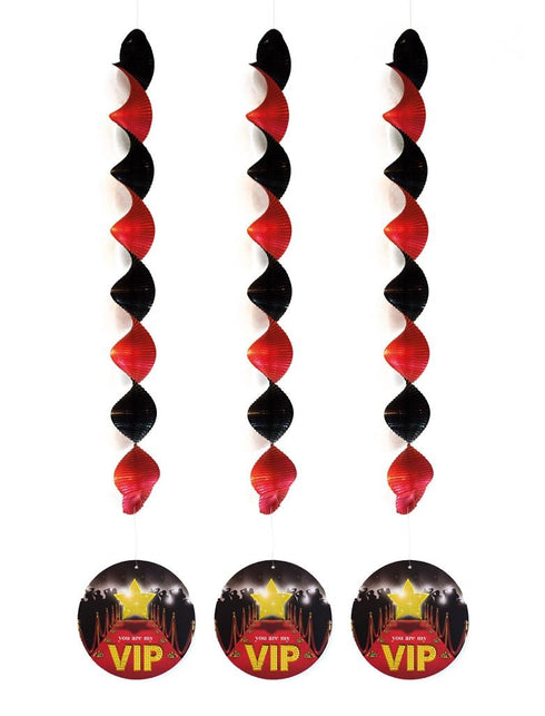 Funny Fashion Spiraalhangers VIP 3 stuks