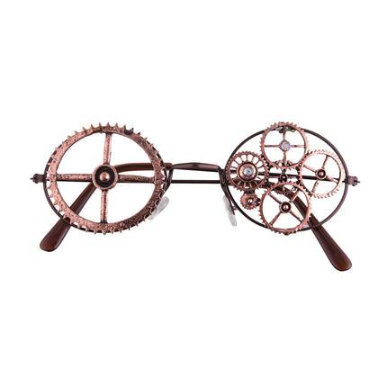Funny Fashion Steampunk bril met tandwielen