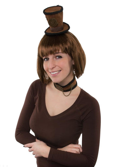 Funny Fashion Steampunk verkleed set Victoria 2-dlg