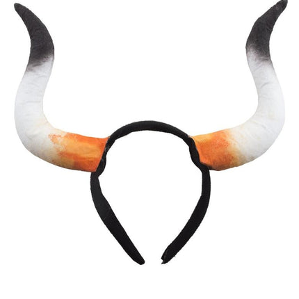 Funny Fashion Stieren hoorn op haarband