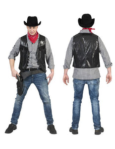 Funny Fashion Stoer cowboyvest zwart