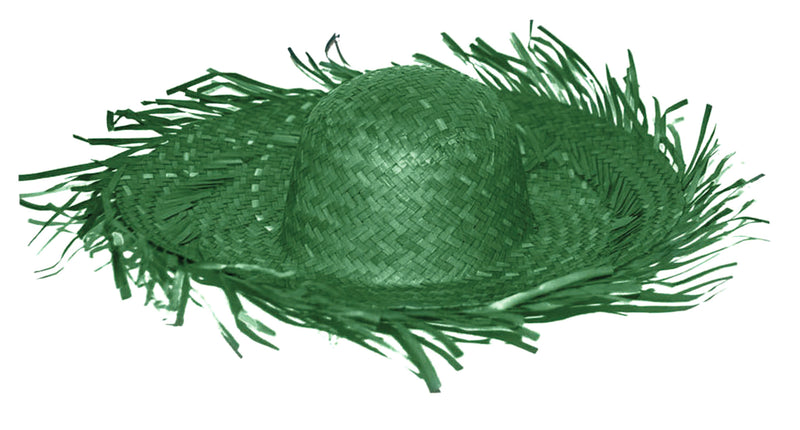 Funny Fashion Stro hoed Aloha groen