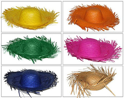 Funny Fashion Stro hoed Aloha natuur kleur