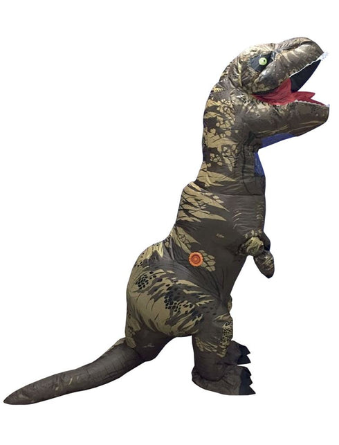 Funny Fashion T-Rex kostuum opblaasbaar