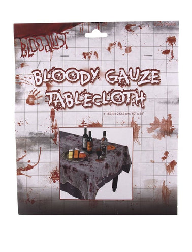 Funny Fashion Tafellaken met enge bloedspetters  270x136cm