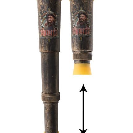 Funny Fashion Telescoop piraat Benny 20cm