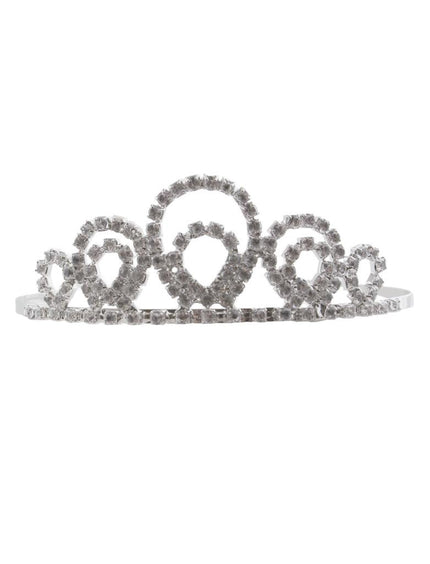 Funny Fashion Tiara met nep diamanten