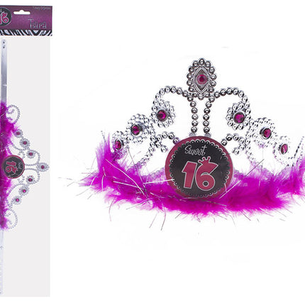 Funny Fashion Tiara Sweet 16 feestje