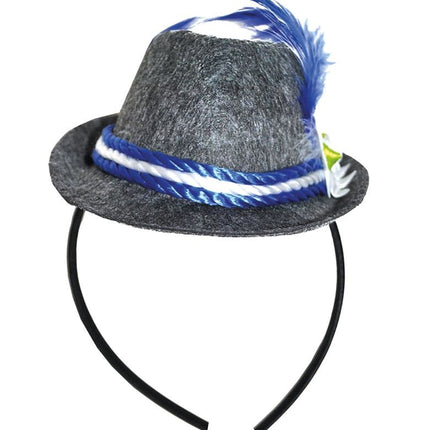 Funny Fashion Tiroler hoedje op haarband