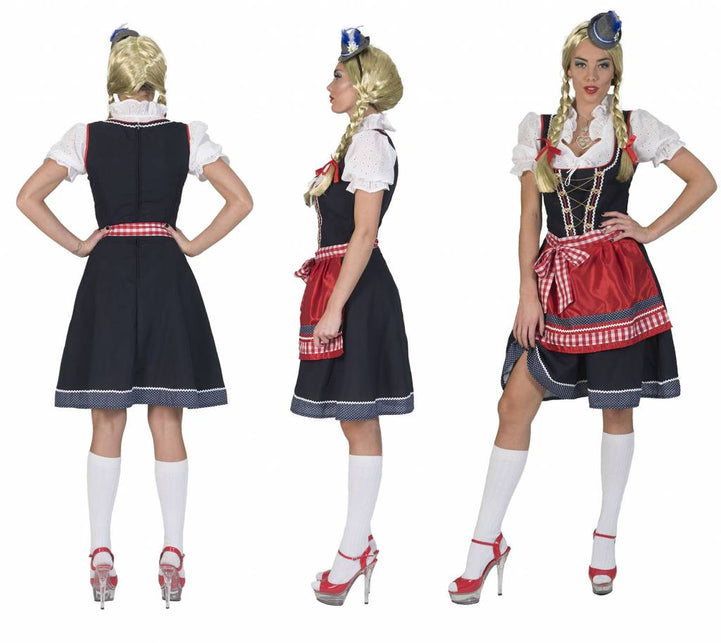 Generisch 2026 Oktoberfest dirndljurk voor dames, met korte mouwen Generisch 2026 Oktoberfest dirndljurk voor dames, met korte mouwen