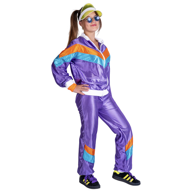 Funny Fashion Trainingspak Rudie paars