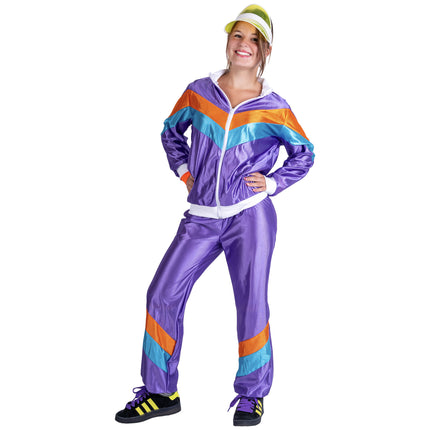 Funny Fashion Trainingspak Rudie paars