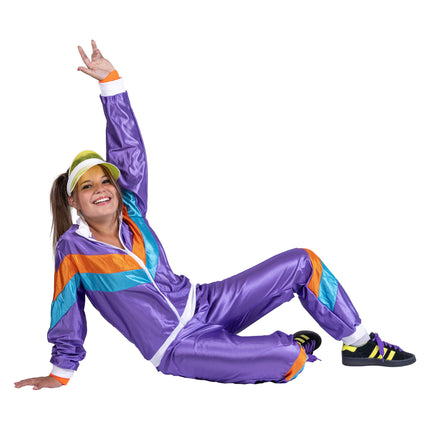 Funny Fashion Trainingspak Rudie paars