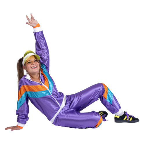 Funny Fashion Trainingspak Rudie paars